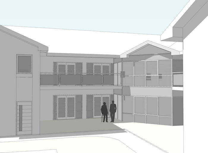 external balcony view