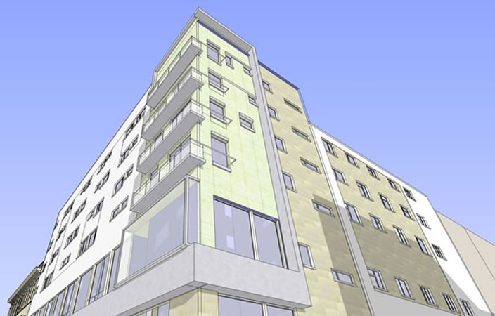 conceptual corner view