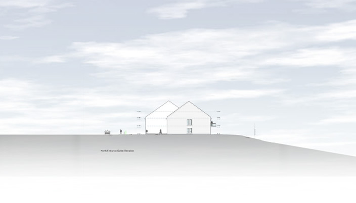 south gable elevation